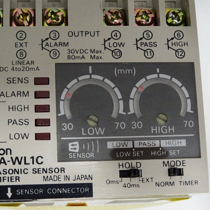 Omron E4DA-WL1C Ultrasonic Sensor Amplifier / Neu OVP - Maranos.de