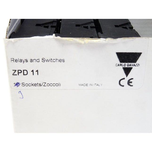 Carlo Gavazzi Sockets ZPD11 / Inhalt : 9 Stück / Neu OVP - Maranos.de