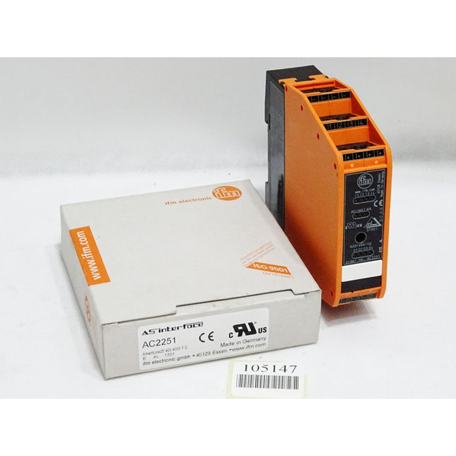 Ifm electronic AC2251 AS-Interface Schaltschrankmodul SmartL25 4DI 4DO T C / Neu OVP - Maranos.de