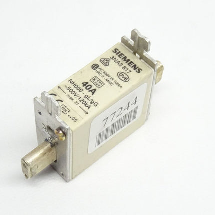 Siemens 3NA3 817 / NH000- gL/gG 500V/120kA / 3NA3817 NEU - Maranos.de