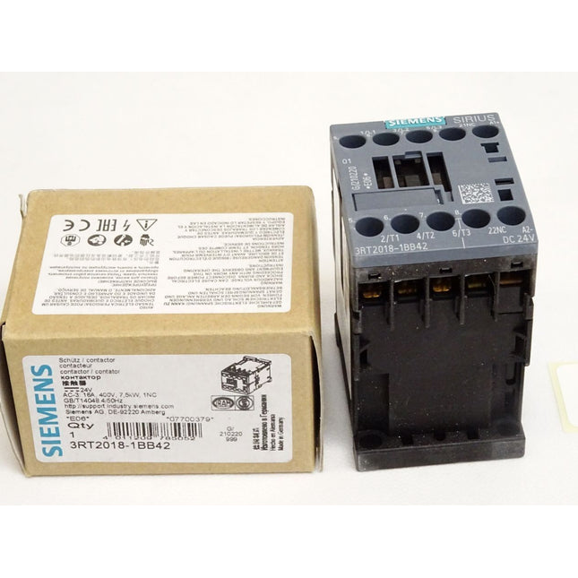 Siemens Schütz 3RT2018-1BB42 / Neu OVP - Maranos.de