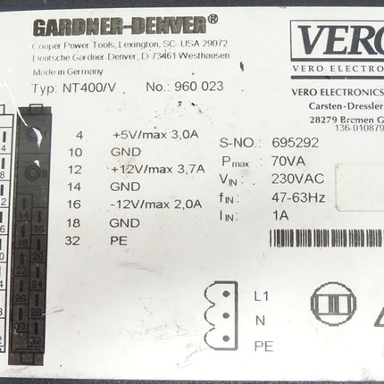Vero Gardner-Denver NT400/V 960023 - Maranos.de