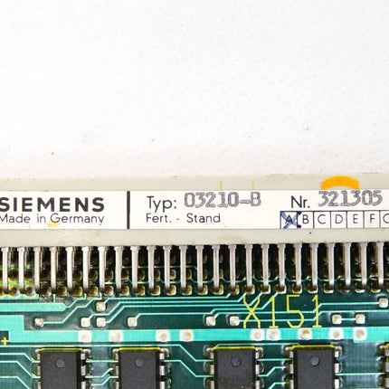 Siemens Sinumerik Platine 03210-B E:A - Maranos.de
