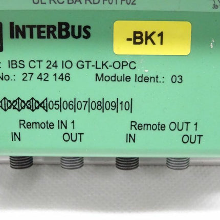 Phoenix Contact 2742146_B8 IBS CT 24 GT-LK-OPC Gateway / 2742146 - Maranos.de