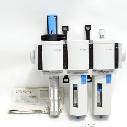 Festo 531030 Wartungseinheit MSB6 660314 541268 MS6-EM1-1/2-S 529607 536835 MS6-LFM-1/2-BRM-DA 660306 / Neu - Maranos.de