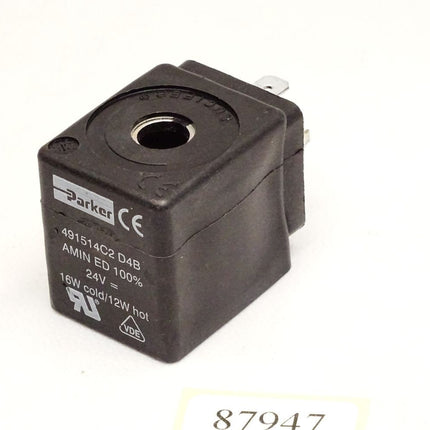 Parker Lucifer 491514C2 D4B AMIN ED 100% 24W = 16W cold / 12W hot / 32-mm-Spule für FCSE-Magnetventil - Maranos.de