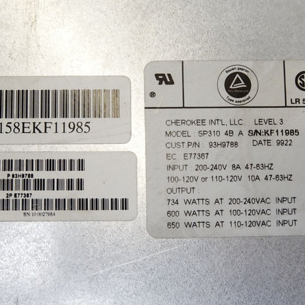 Cherokee SP310 Power Supply IBM 93H9788 - Maranos.de