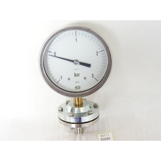 Wika Ettore Cella MTT150 Manometer -1...+3bar / Neu - Maranos.de