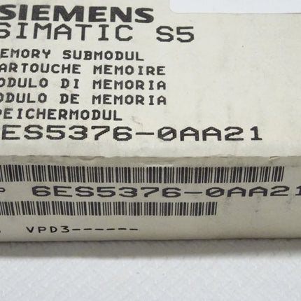 Siemens 6ES5376-0AA21 Eprom 32KB 6ES5 376-0AA21 E:06 Neu-versiegelt - Maranos.de