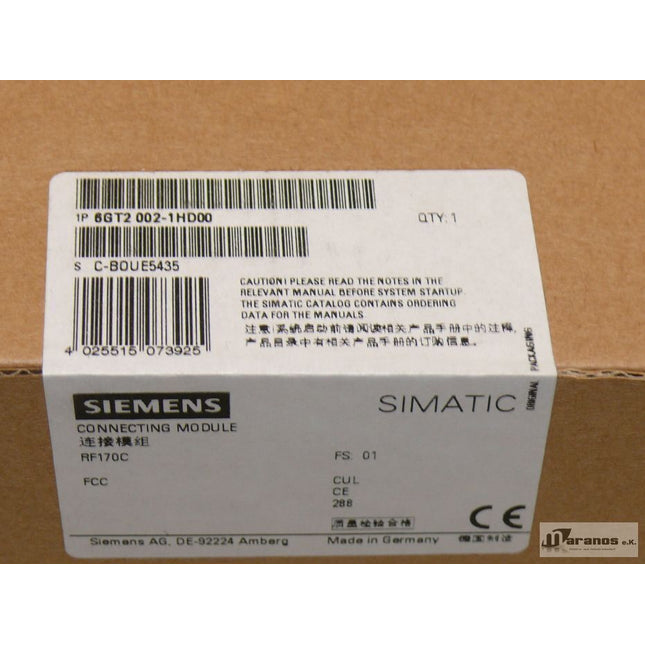 Siemens Simatic 6GT2002-1HD00 / 6GT2 002-1HD00 / RF170C NEU OVP versiegelt - Maranos.de