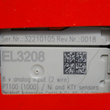 Beckhoff analoge Eingangsklemme EL3208 / Neu OVP versiegelt - Maranos.de