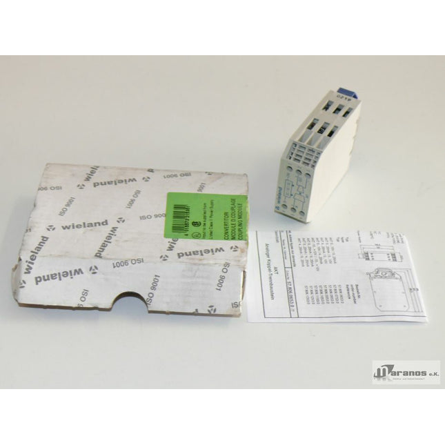 NEU-OVP Wieland AKT 57.806.0853.0 Analog Isolation coupling Module - Maranos.de