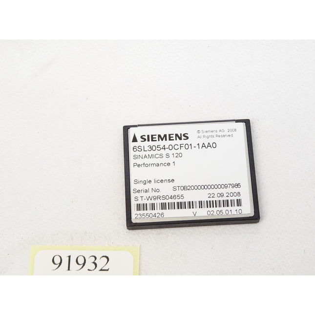 Siemens Sinamics CompactFlash Card S120 6SL3054-0CF01-1AA0 - Maranos.de