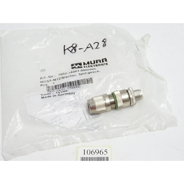 Murr Elektronik 7000-14201-0000000 Stecker gerade M12 / Neu OVP - Maranos.de