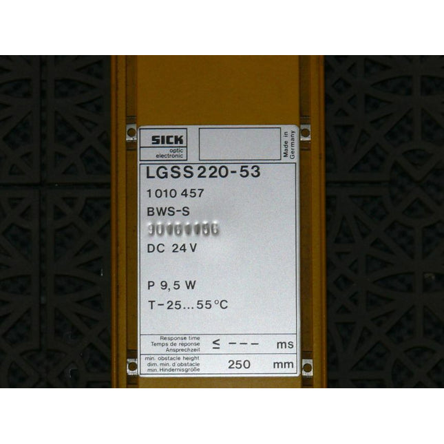 SICK LGSS220-53 Lichtschranke Lichtvorhang 1010457 BWS-S - Maranos.de