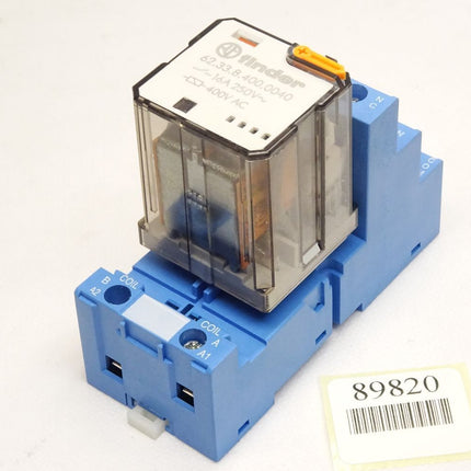 Finder Relais 62.33.8.400.0040 16A - 250V~ + Sockel Type 92.03 - Maranos.de