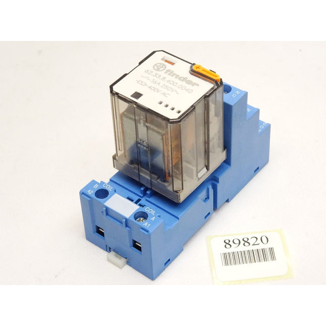 Finder Relais 62.33.8.400.0040 16A - 250V~ + Sockel Type 92.03 - Maranos.de