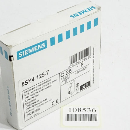 Siemens Leitungsschutzschalter 5SY4125-7 / Neu OVP - Maranos.de