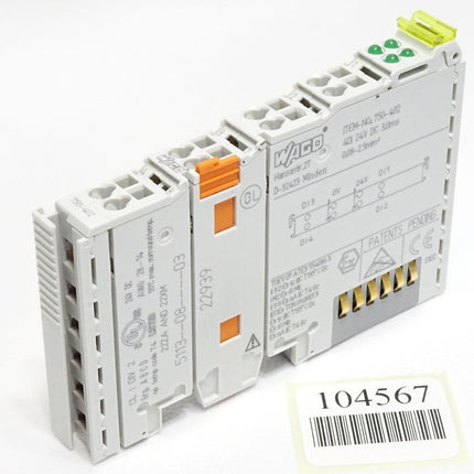 Wago 750-402 4-Kanal-Digitaleingang Eingangsklemme - Maranos.de