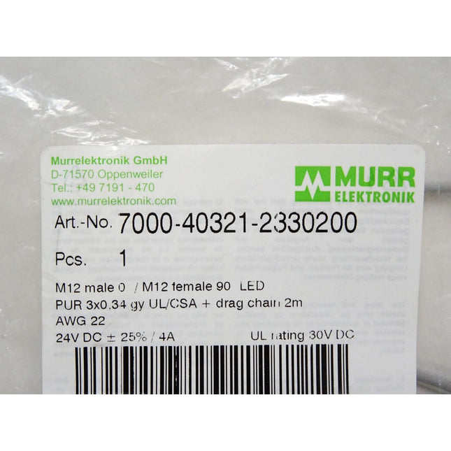 Murr Elektronik Kabel 7000-40321-2330200 / Neu OVP - Maranos.de