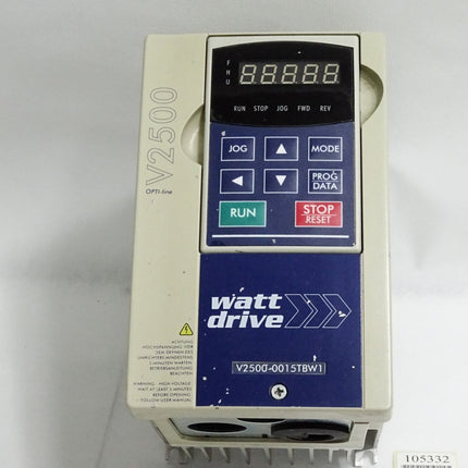Watt Drive V2500 OPTI-Line V2500-0015TBW1 1.5kW Frequenzumrichter - Maranos.de