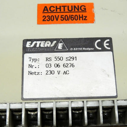Esters RS550 S291 / Schnittstellenw. - Maranos.de