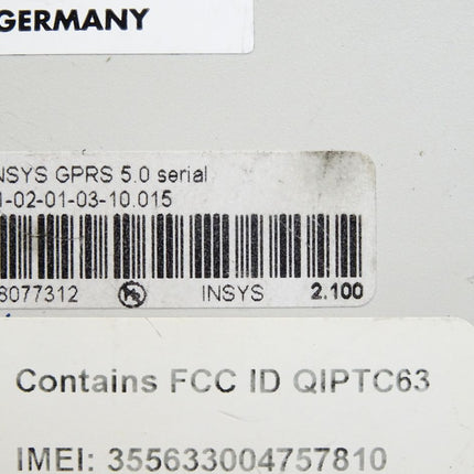 Insys GPRS Hutschienengerät serial / Ethernet - Maranos.de