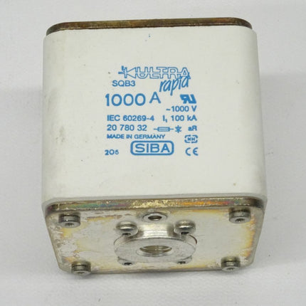 Siba SQB3 Sicherung Schmelzeinsatz 1000A Fuse-links 1000V neu-OVP - Maranos.de