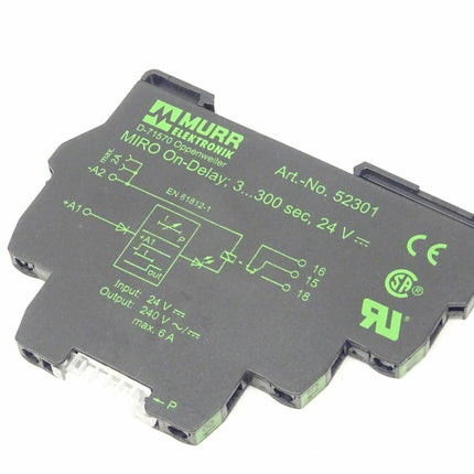 Murr Elektronik 52301 Zeitrelais Modul MIRO On-Delay 3...300 sec. 24V - Maranos.de