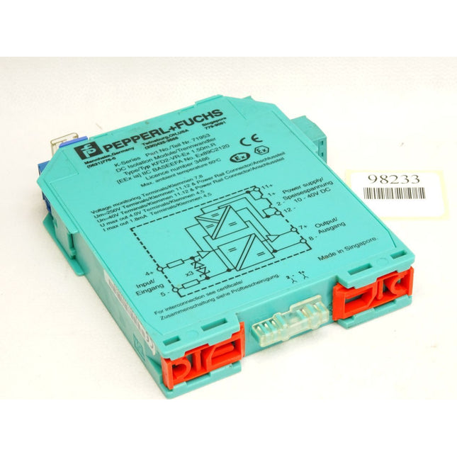 Pepperl+Fuchs k-Series 71953 KFD2-VR-Ex1.50m.R - Maranos.de