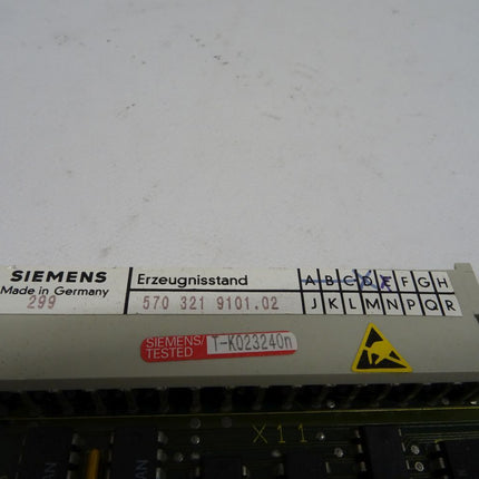Siemens Sinumerik Interface Modul 6FX1132-1BA01 Version E 6FX1 132-1BA01 wie NEU - Maranos.de