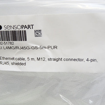 Sensopart Ethernet Kabel CI L4MG/RJ45G-GS-5m-PUR 902-51782 / Neu OVP - Maranos.de