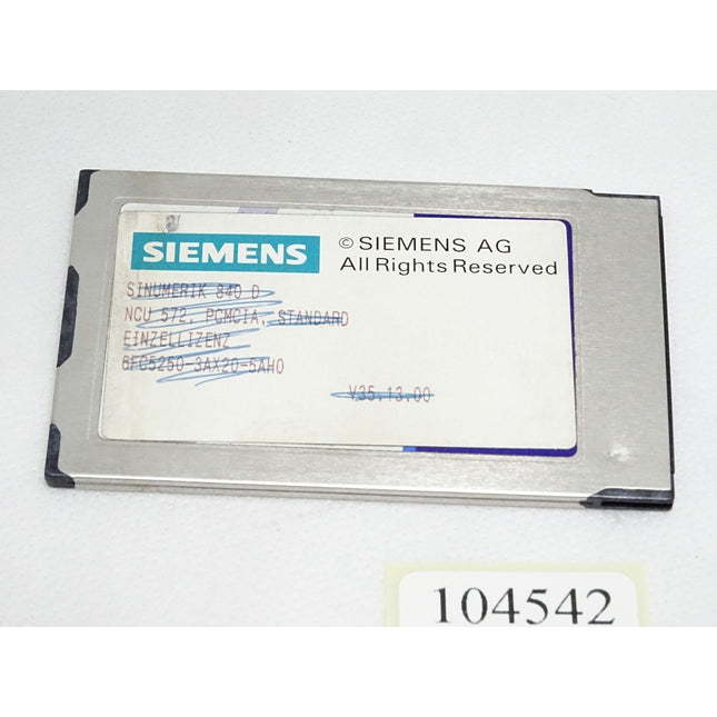 Siemens PC Card 6FC5250-3AX20-5AH0 mit Trumpf NCK Installation 5.0.4 TLC - Maranos.de