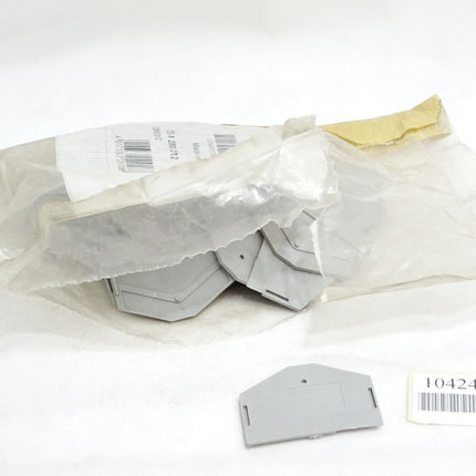 Wago Abschluss- und Zwischenplatte 280-312 / Inhalt : 25 Stück / Neu - Maranos.de