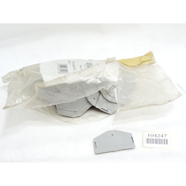 Wago Abschluss- und Zwischenplatte 280-312 / Inhalt : 25 Stück / Neu - Maranos.de