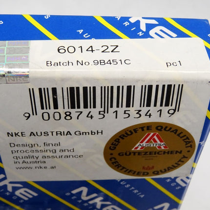 NKE Rillenkugellager 6014-2Z / Neu OVP - Maranos.de