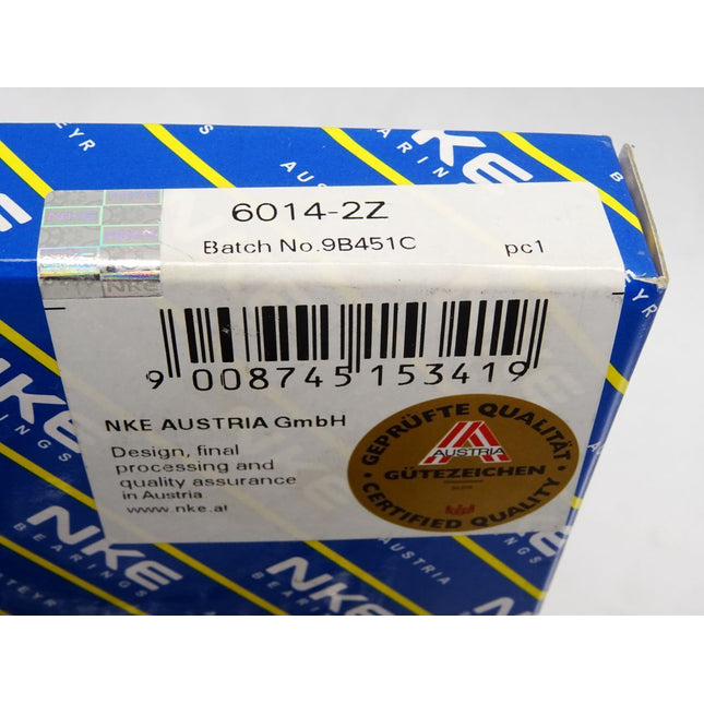 NKE Rillenkugellager 6014-2Z / Neu OVP - Maranos.de