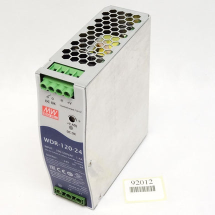 MW Mean Well Hutschienen-Netzteil WDR-120-24 - Maranos.de