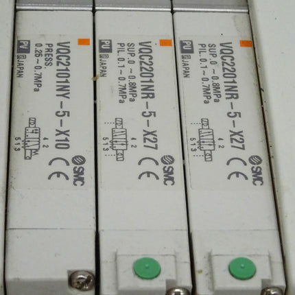 SMC EX245-SPR1-X165 + VQC2101NY-5-X10 + 2x VQC2201NR-5-X27 - Maranos.de