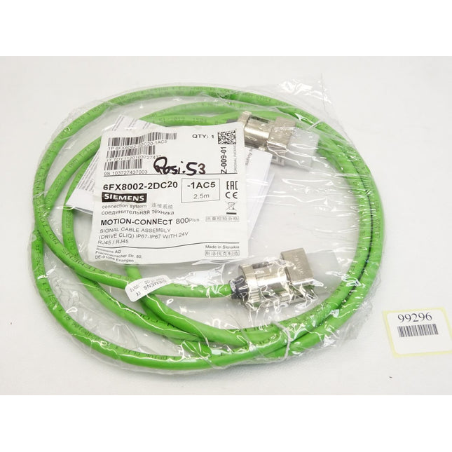 Siemens 6FX8002-2DC20-1AC5 Motion-Connect 800 Plus Signalleitung 2,5m / Neu OVP - Maranos.de