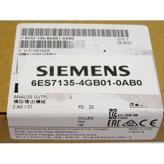 Siemens ET200S 6ES7135-4GB01-0AB0 6ES7 135-4GB01-0AB0 / Neu OVP versiegelt - Maranos.de