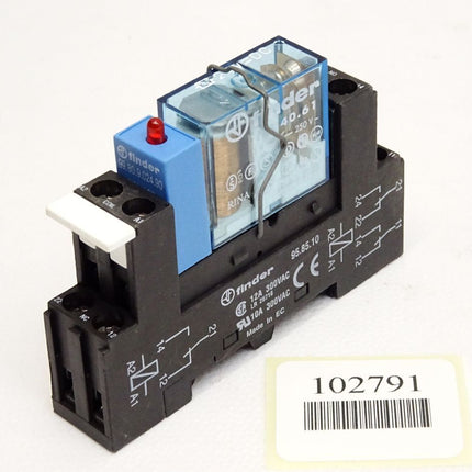 Finder Sockel 95.85.10 + Relais 40.61 + 99.80.9.024.90 - Maranos.de