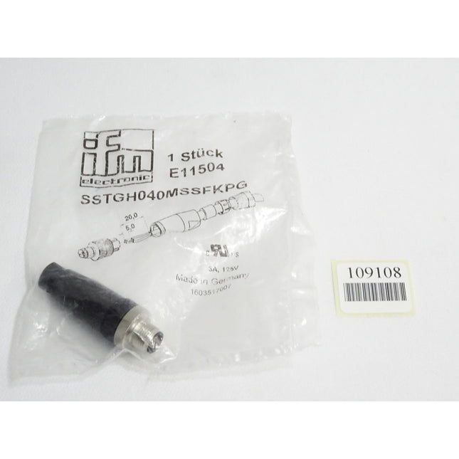 Ifm electronic SSTGH040MSSFKPG Konfektionierbarer Stecker / Neu OVP - Maranos.de