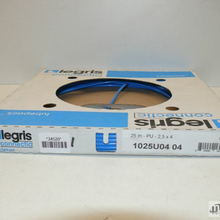 NEU-OVP Legris 1025U04 04 Pneumatikschlauch (Polyurethan) 2.5 mm, 10 bar, 25 m - Maranos.de