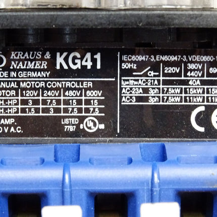 Kraus&Naimer KG41 Hauptschalter Lasttrennschalter - Maranos.de