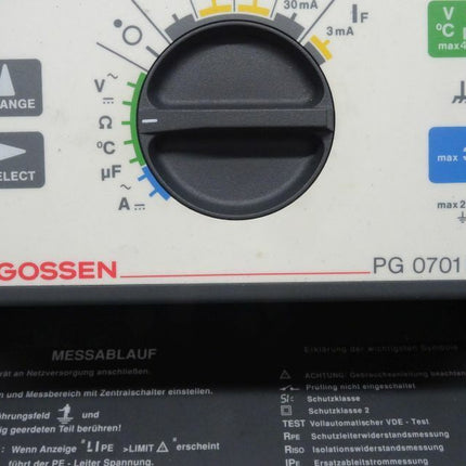 GOSSEN PG 0701N Meßgerät & Prüfgerät PG0701N - Maranos.de