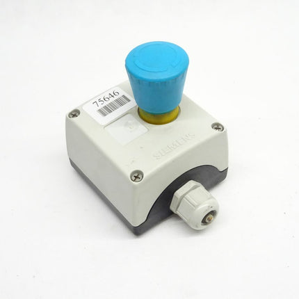 Siemens 3SB38 Not-Aus- Drucktaster Blau - Maranos.de