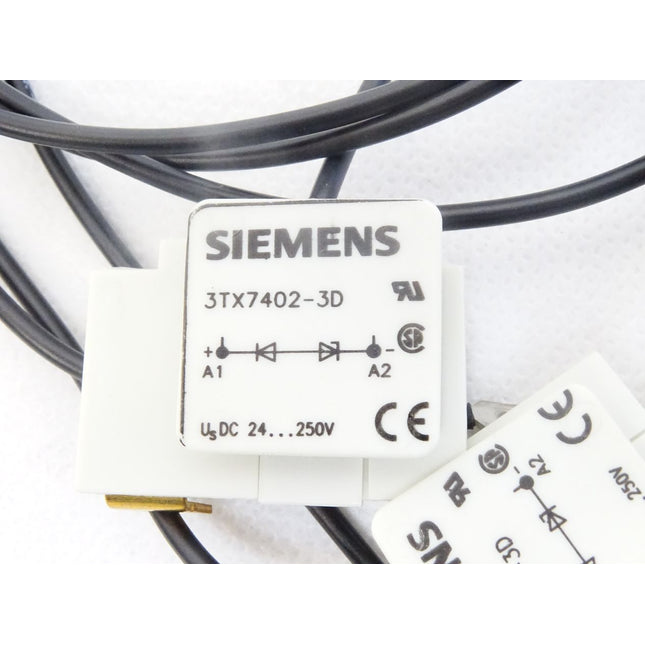 Siemens Überspannungsbegrenzer 3TX7402-3D / Inhalt : 6 Stück / Neu - Maranos.de