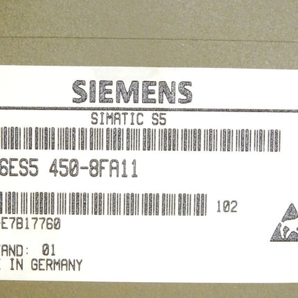 Siemens Simatic S5 Digital Output 6ES5450-8FA11 6ES5 450-8FA11 - Maranos.de