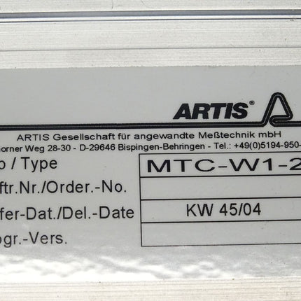 Artis MTC-W1-2 / Process Monitoring Module - Maranos.de